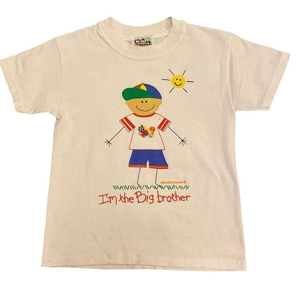 90s 00s “I’m the big brother” kids tee - Picture 1 of 7
